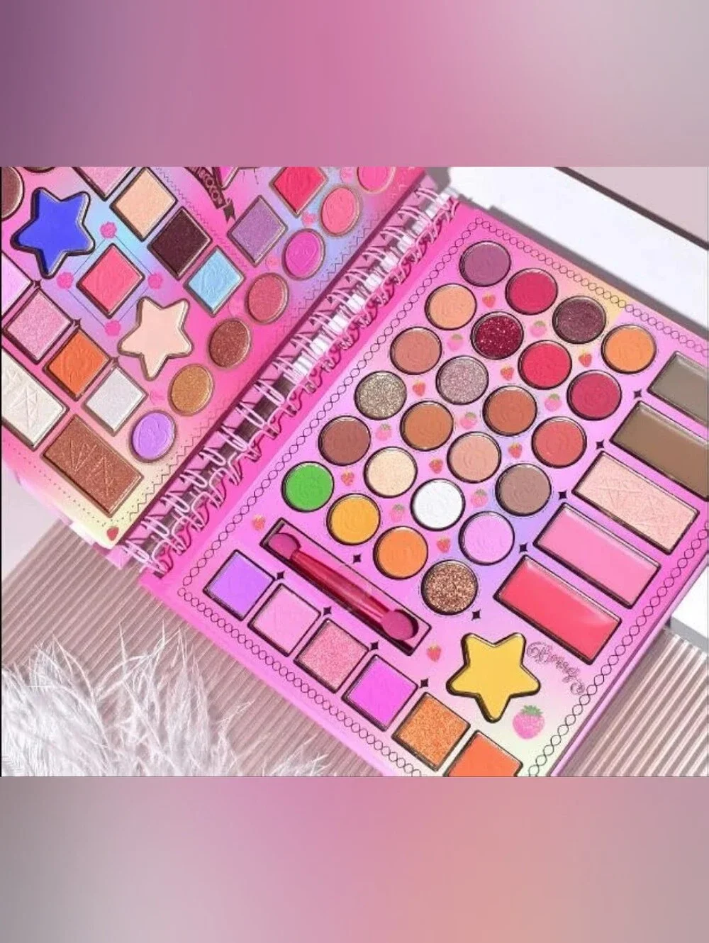 KEVIN&COCO Pink 73-Color Eyeshadow & Face Palette